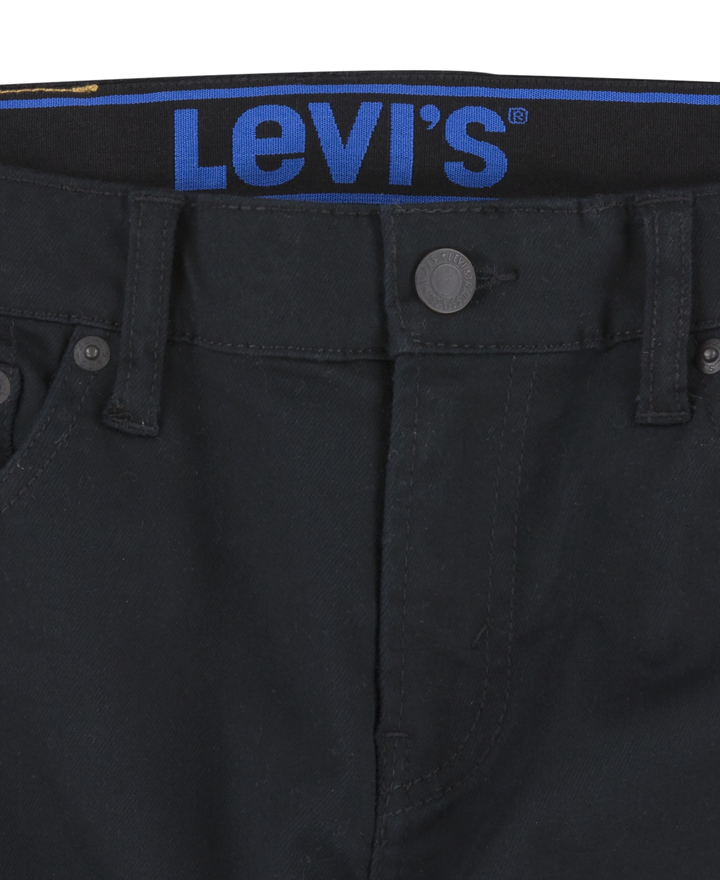 Levi's Boys' 2T-7 502™ Taper Fit Stretch Performance Jeans - Black