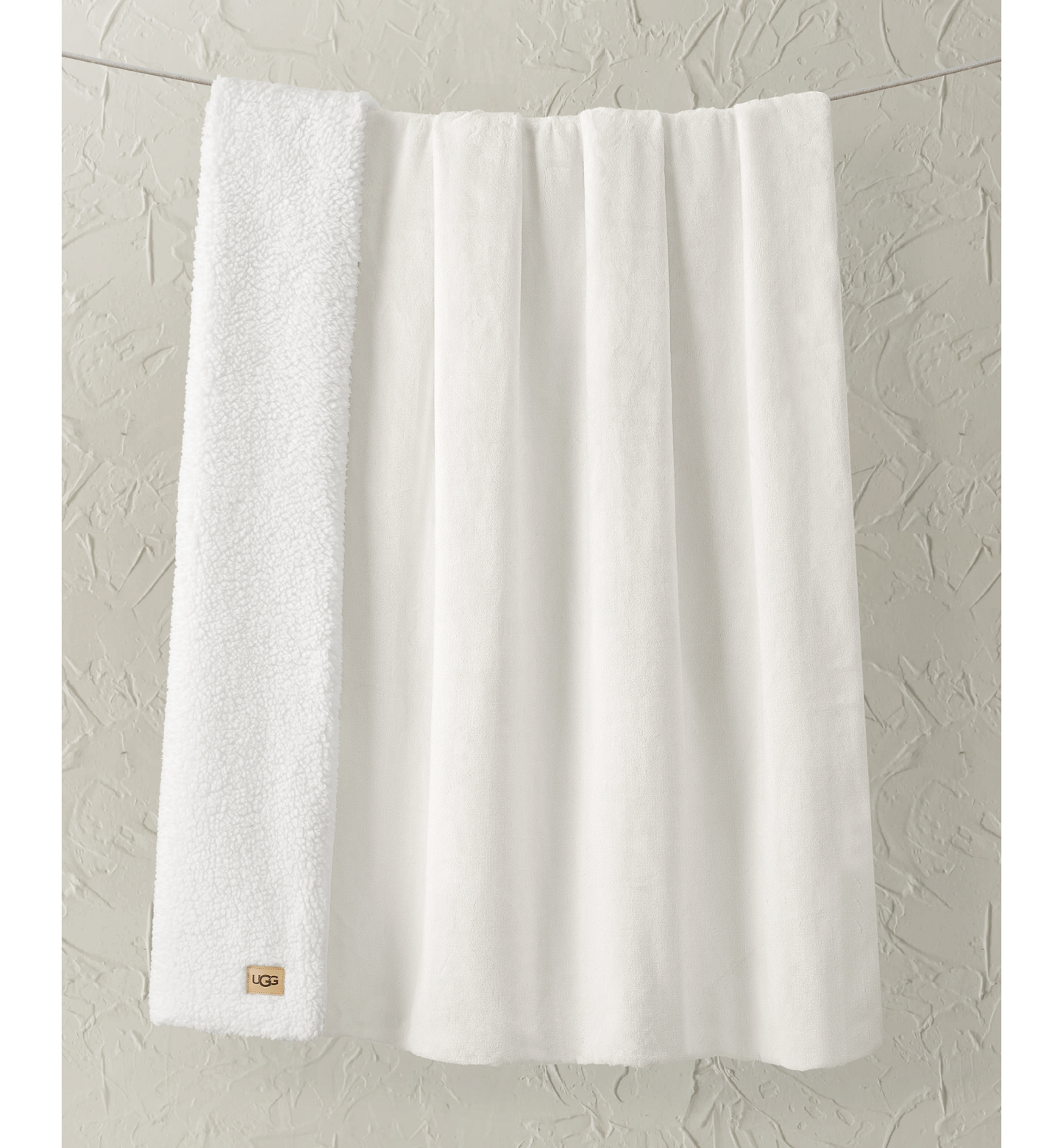 UGG® Avery Reversible Throw, 50" x 70" - Snow
