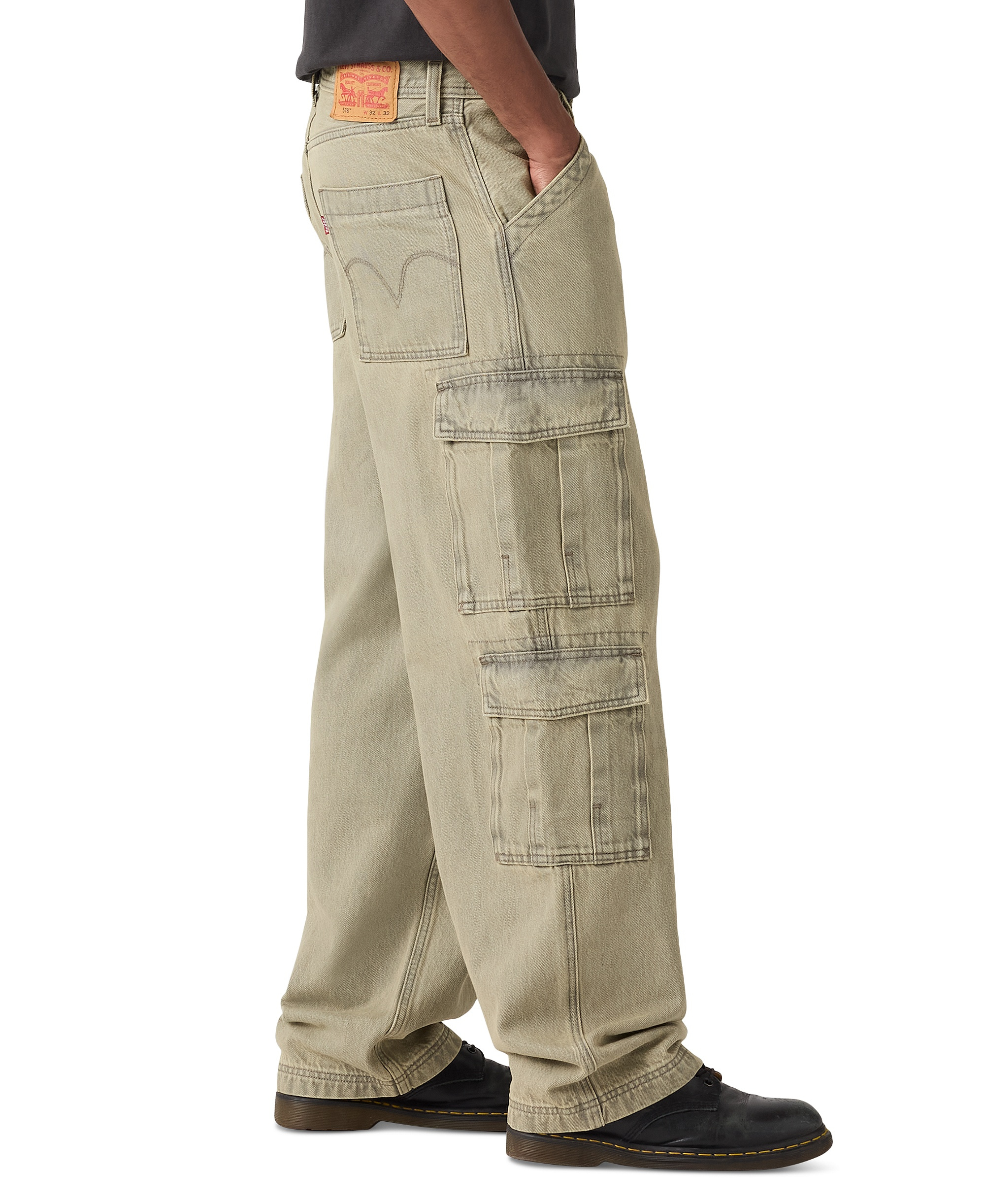 Levi's Men's 578™ Baggy Cargo Jeans - Steel Clouds