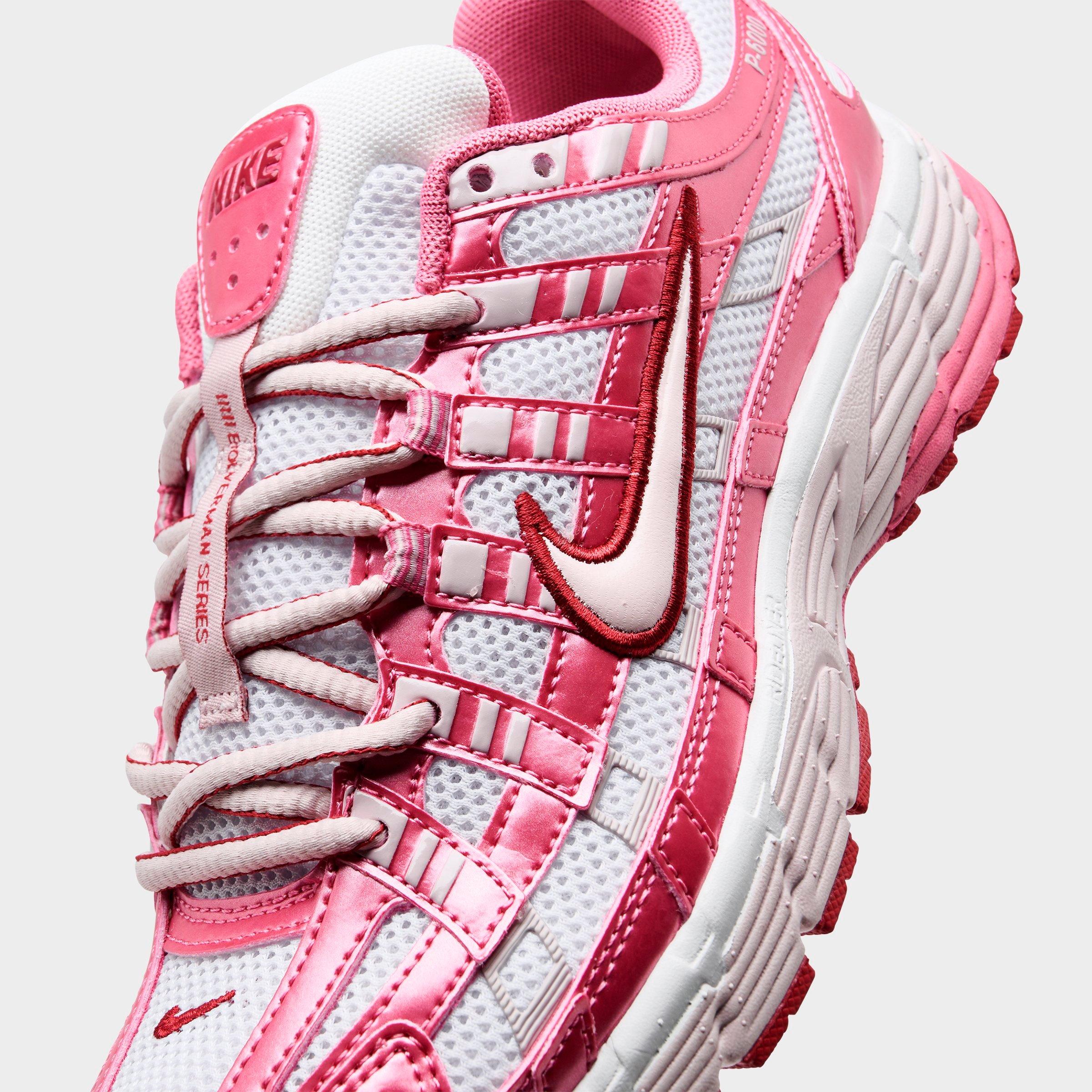 Women's Nithtke P-6000 Casual Shoes - Part 1 - Summit White/Peony/Team Crimson/Silt Red - Detail shot