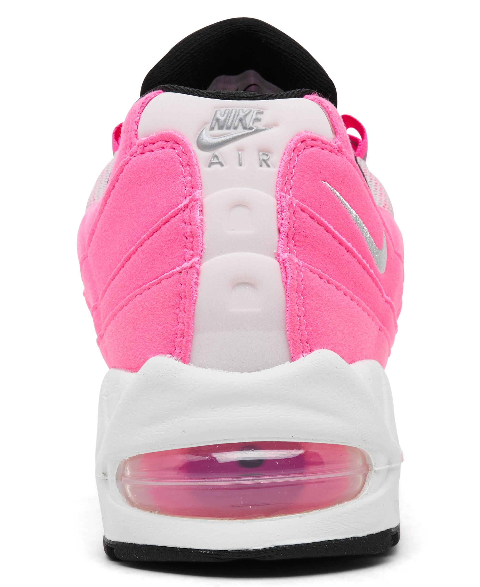 Nike Women's Air Max 95 Big Bubble Sneakers from Finish Line - Pink Glow, Silver