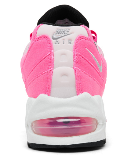 Nike Women's Air Max 95 Big Bubble Sneakers from Finish Line - Pink Glow, Silver