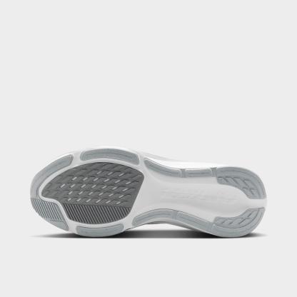 Women's Nithtke Pegasus 42 Running Shoes - Part 2 - White/Wolf Grey/Cool Grey/Metallic Silver - Bottom view