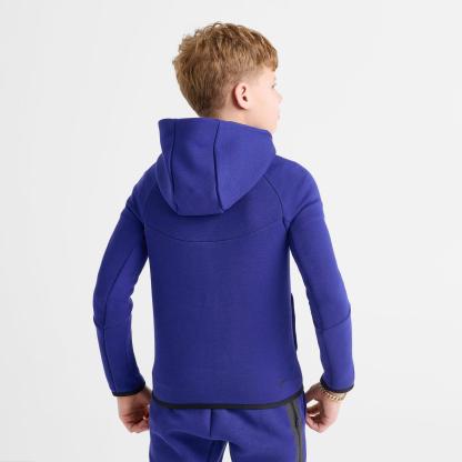 Boys' Big Kids' Nike Sportswear Tech Fleece Full-Zip Hoodie - Royal Blue