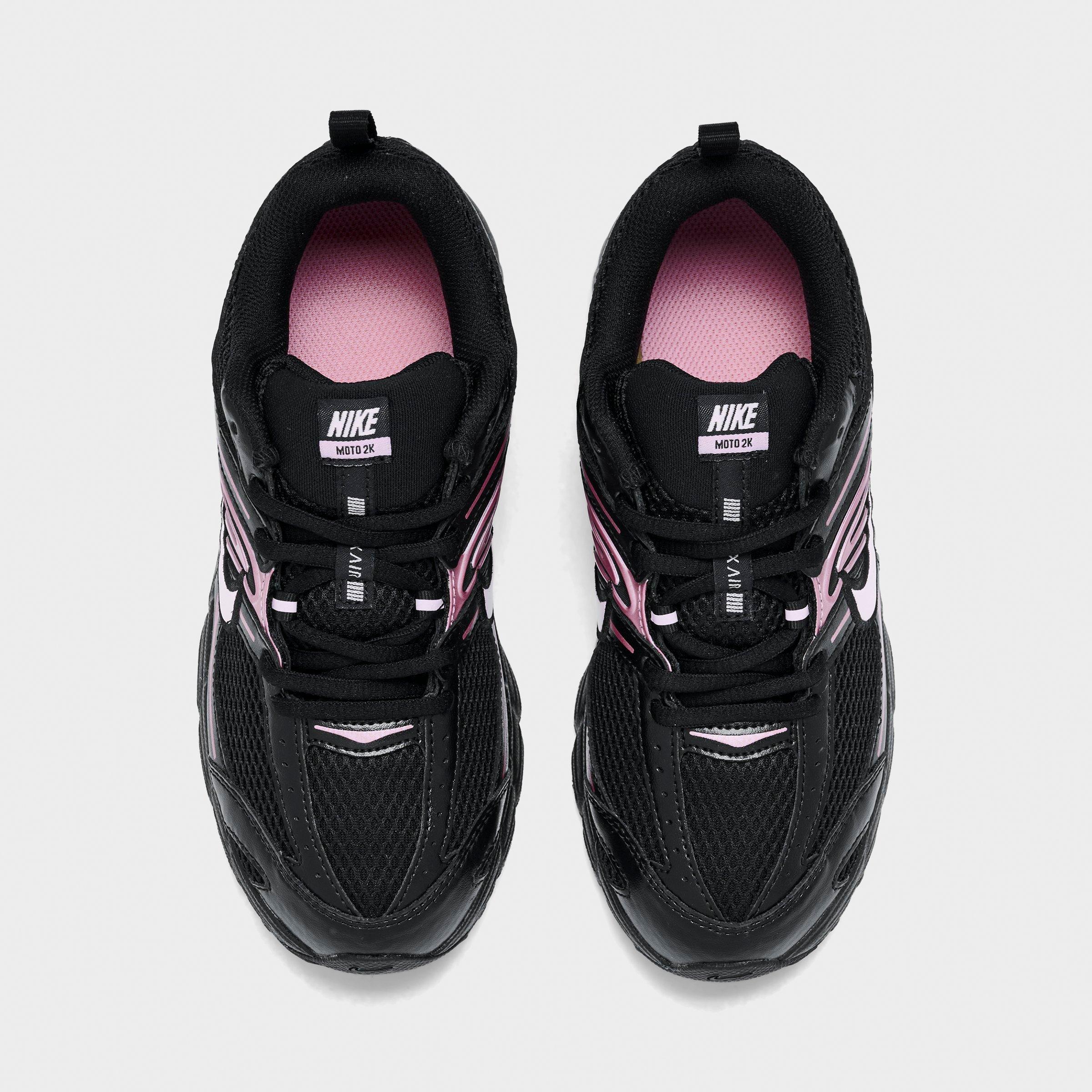 Little Kids' Nithtke Air Max Moto 2K Casual Shoes - Black/Pink Foam/Pink - Top view