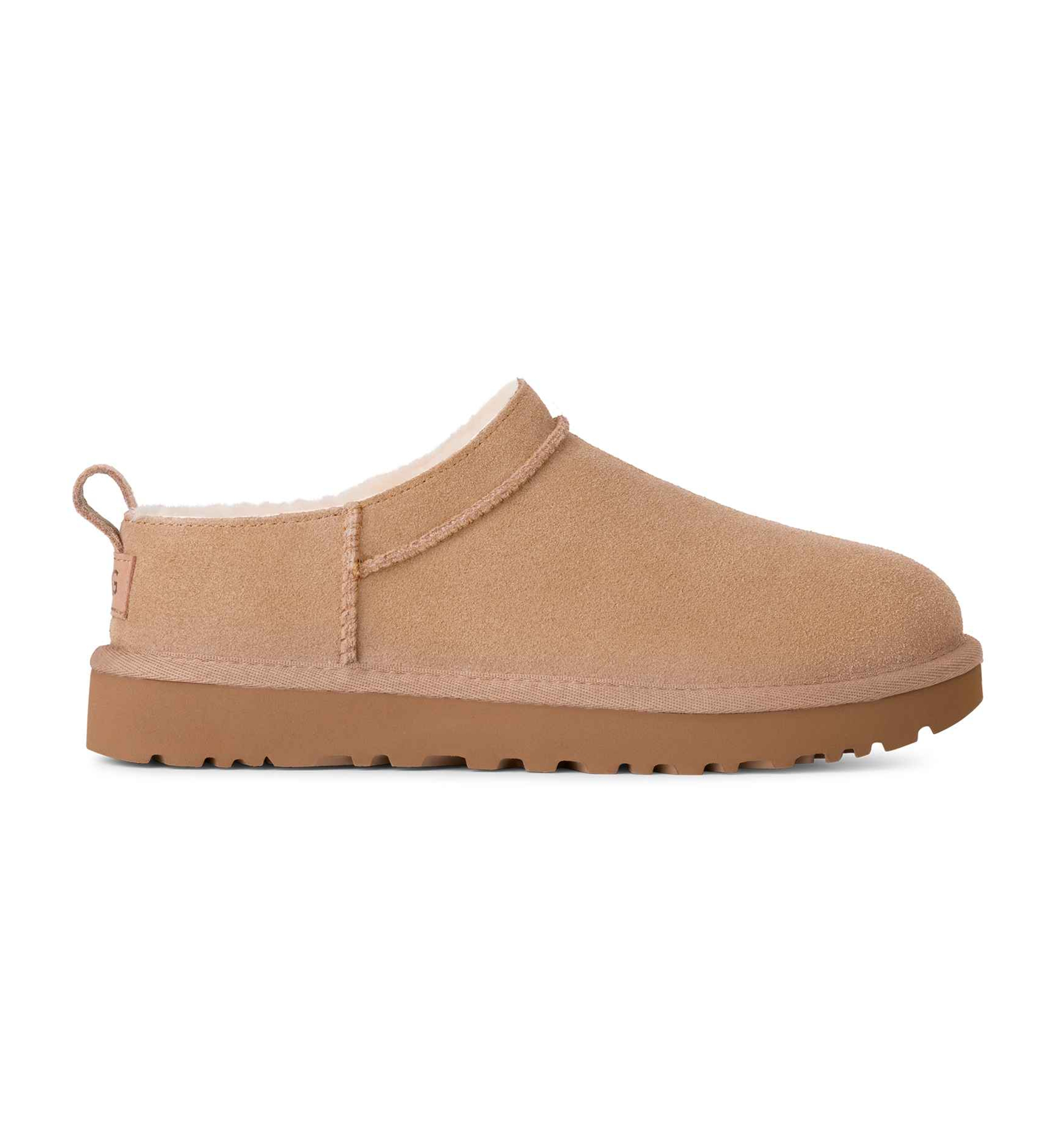 UGG® Kids' Classic Micro Slip-On Booties - Sand