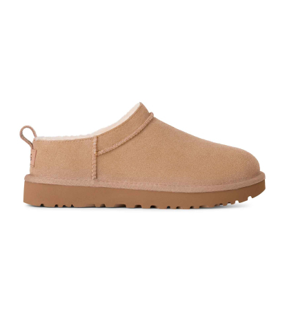 UGG® Kids' Classic Micro Slip-On Booties - Sand