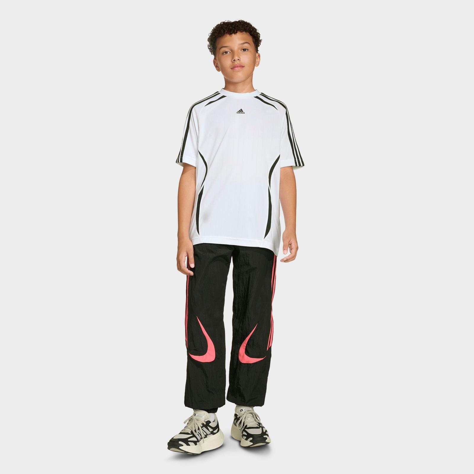Big Kids' adidas Originals Teamgeist T-Shirt - White/Black - view 2