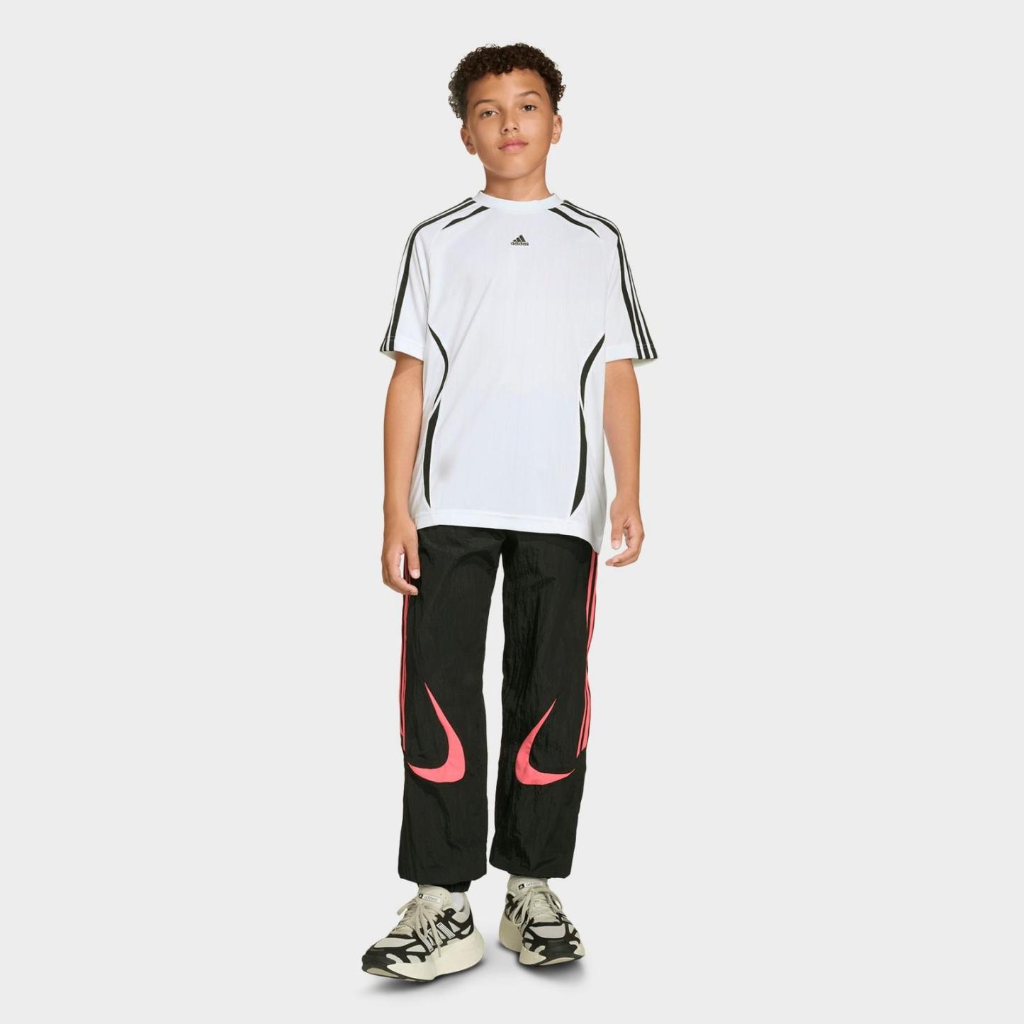 Big Kids' adidas Originals Teamgeist T-Shirt - White/Black - view 2