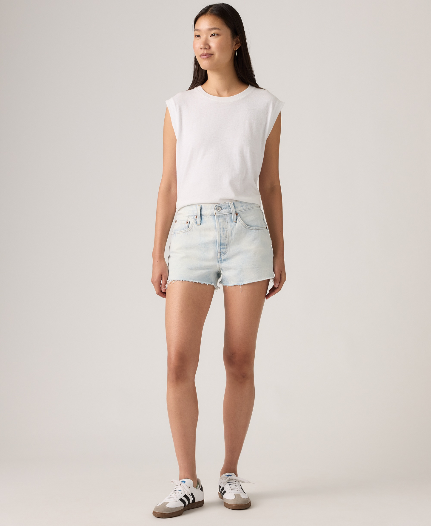 Levi's 501® Original Fit High Rise Women's Shorts - Glacial Pace 501 Short