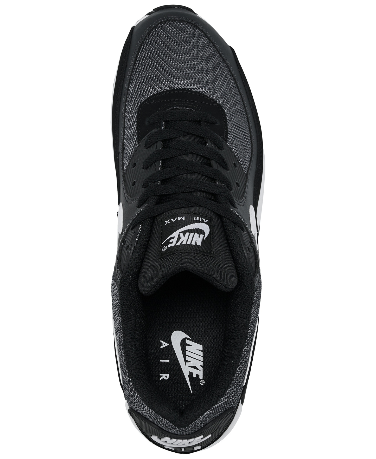 Nike Men's Air Max 90 Casual Sneakers from Finish Line - Gray, Black, White