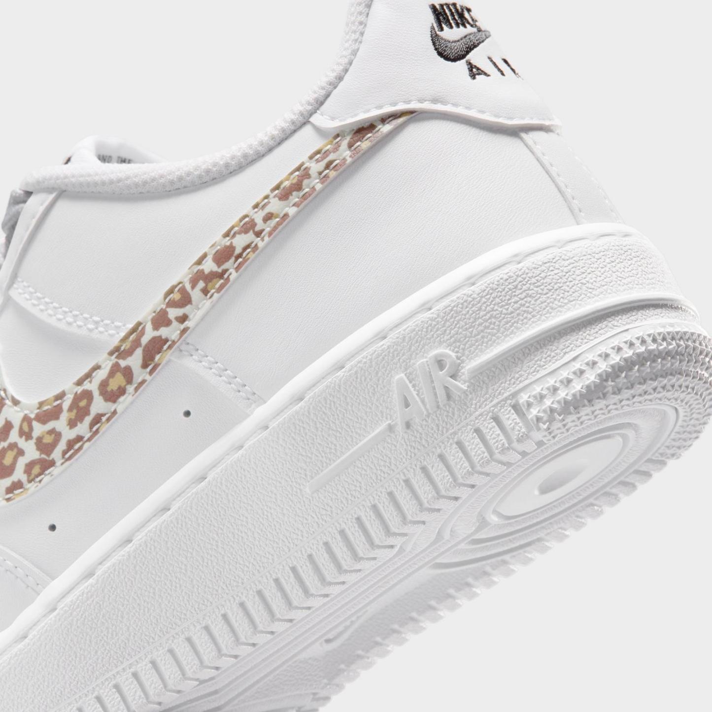 Big Kids' Nike Air Force 1 Low Casual Shoes - White/Black/Multicolor