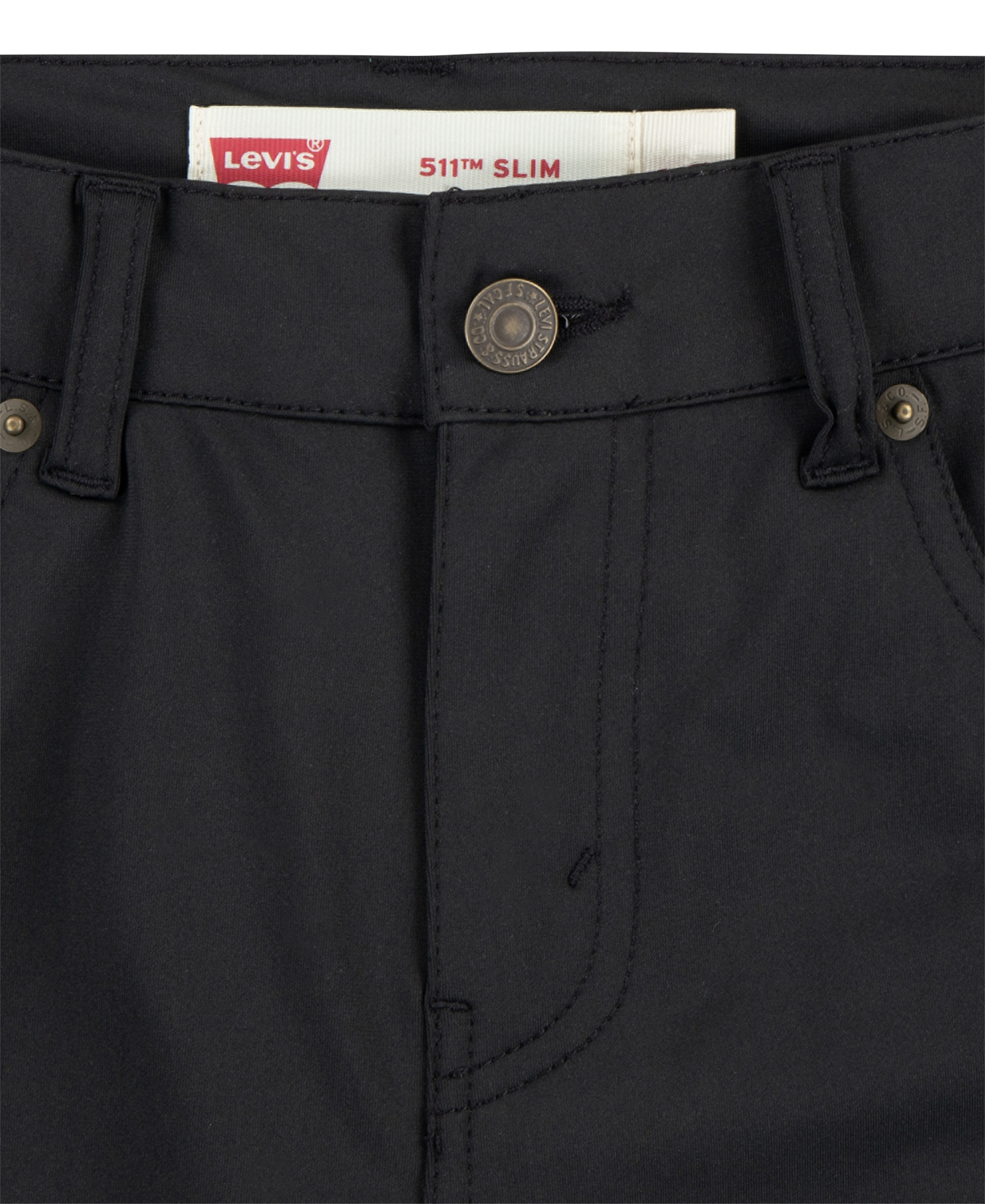 Levi's Boys' 8-20 Slim-Fit Performance Stretch Shorts - Jet Black