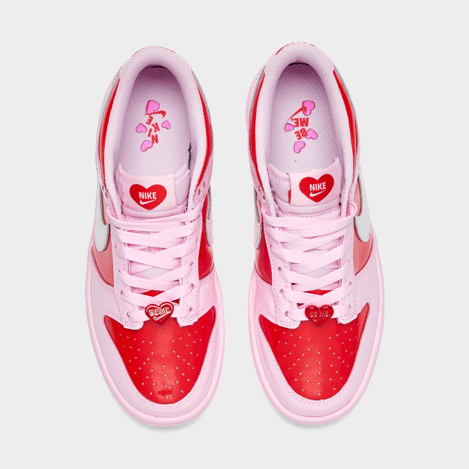 Girls' Big Kids' Nike Dunk Low Casual Shoes - Pink Foam/Light Crimson/Summit White