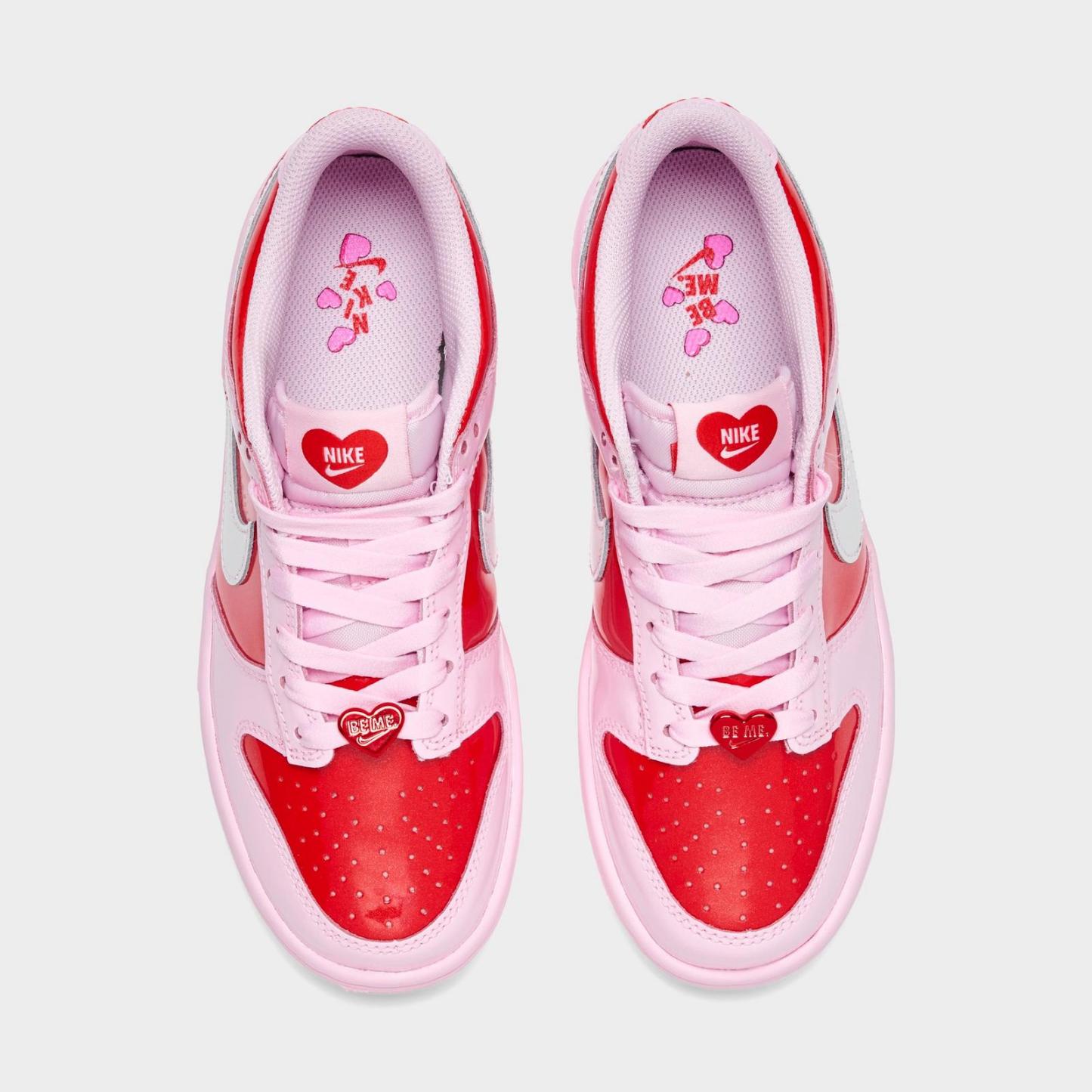 Girls' Big Kids' Nike Dunk Low Casual Shoes - Pink Foam/Light Crimson/Summit White