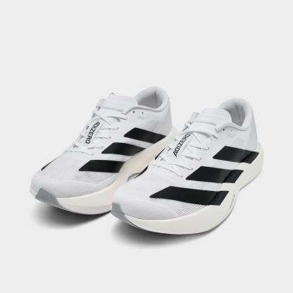 Women's adidas Adizero EVO SL Running Shoes - Part 2 - White/Core Black/White - Both shoes facing left