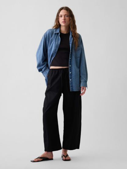 Denim Big Shirt - Medium wash