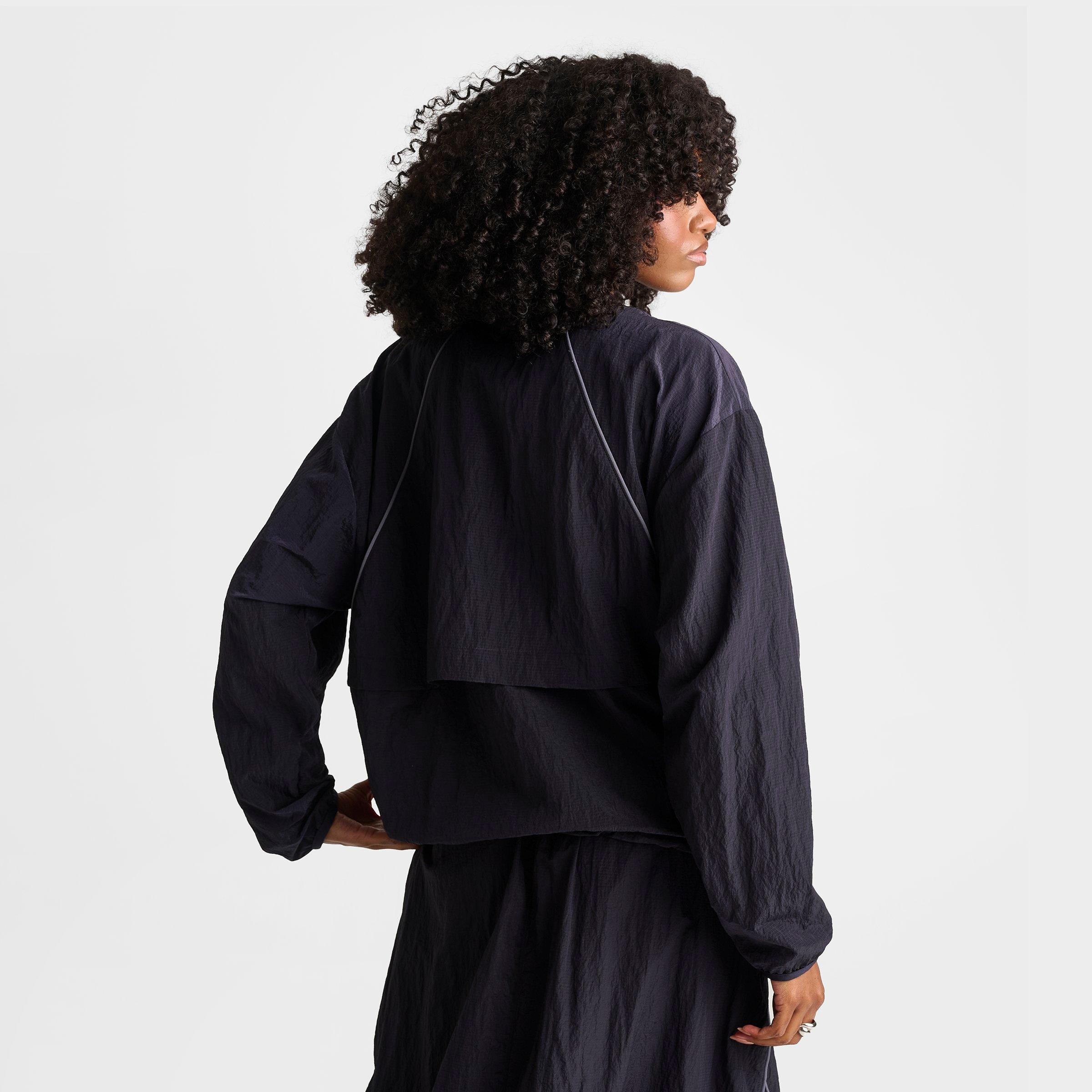 Women's New Balance Sport Legacy Woven Full-Zip Jacket - Black - view 4