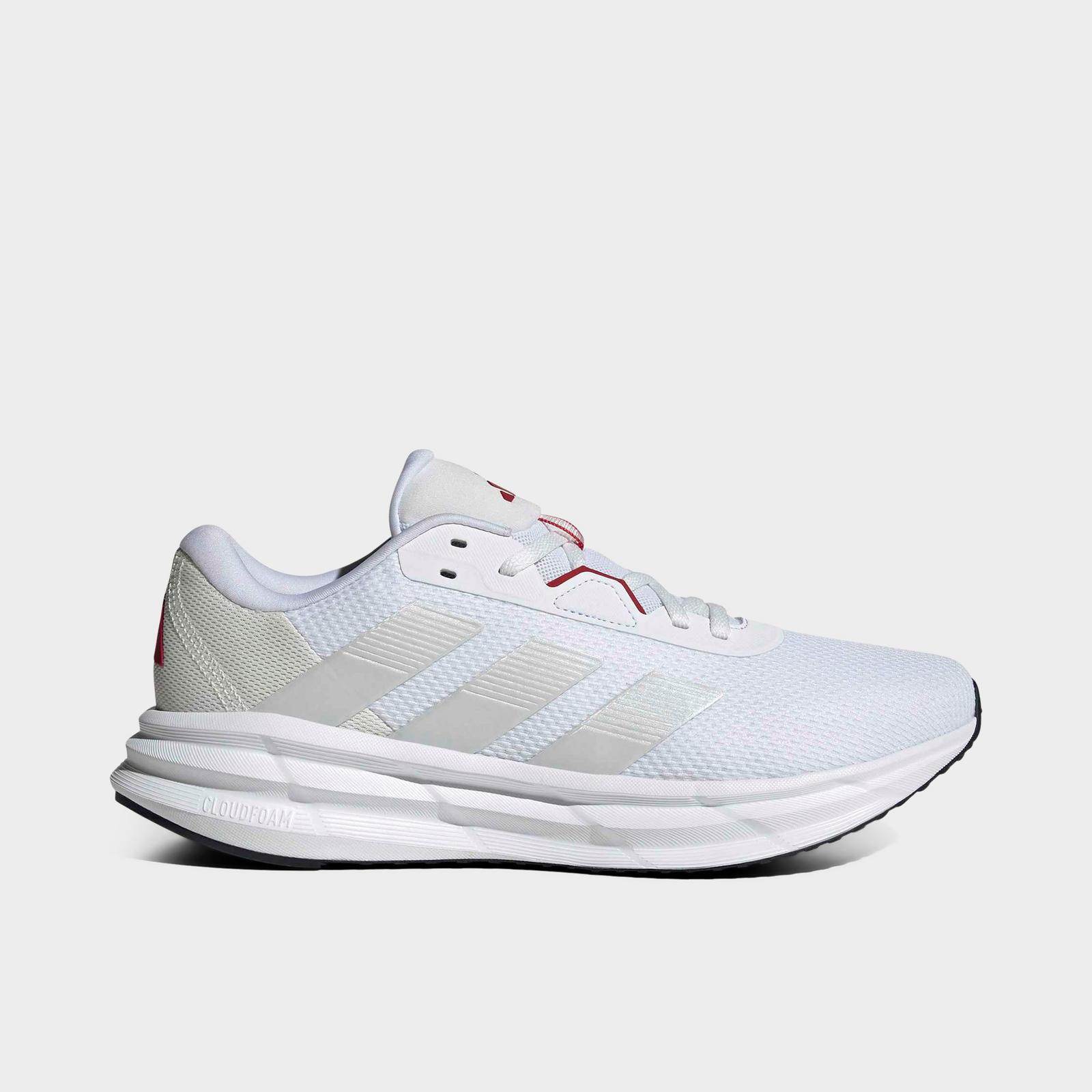 Men's adidas Galaxy 7 Running Shoes - White/Grey/Power Red - view 1