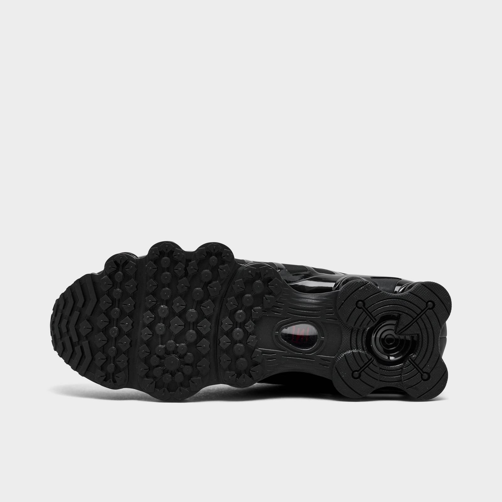 Men's Nike Shox TL Casual Shoes - Black/Black/Light Crimson
