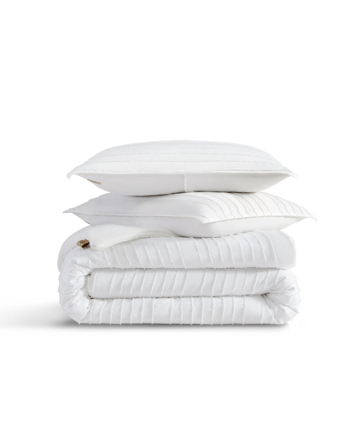 UGG® Devon Textured 2-Pc. Comforter Set, Twin/Twin XL - White