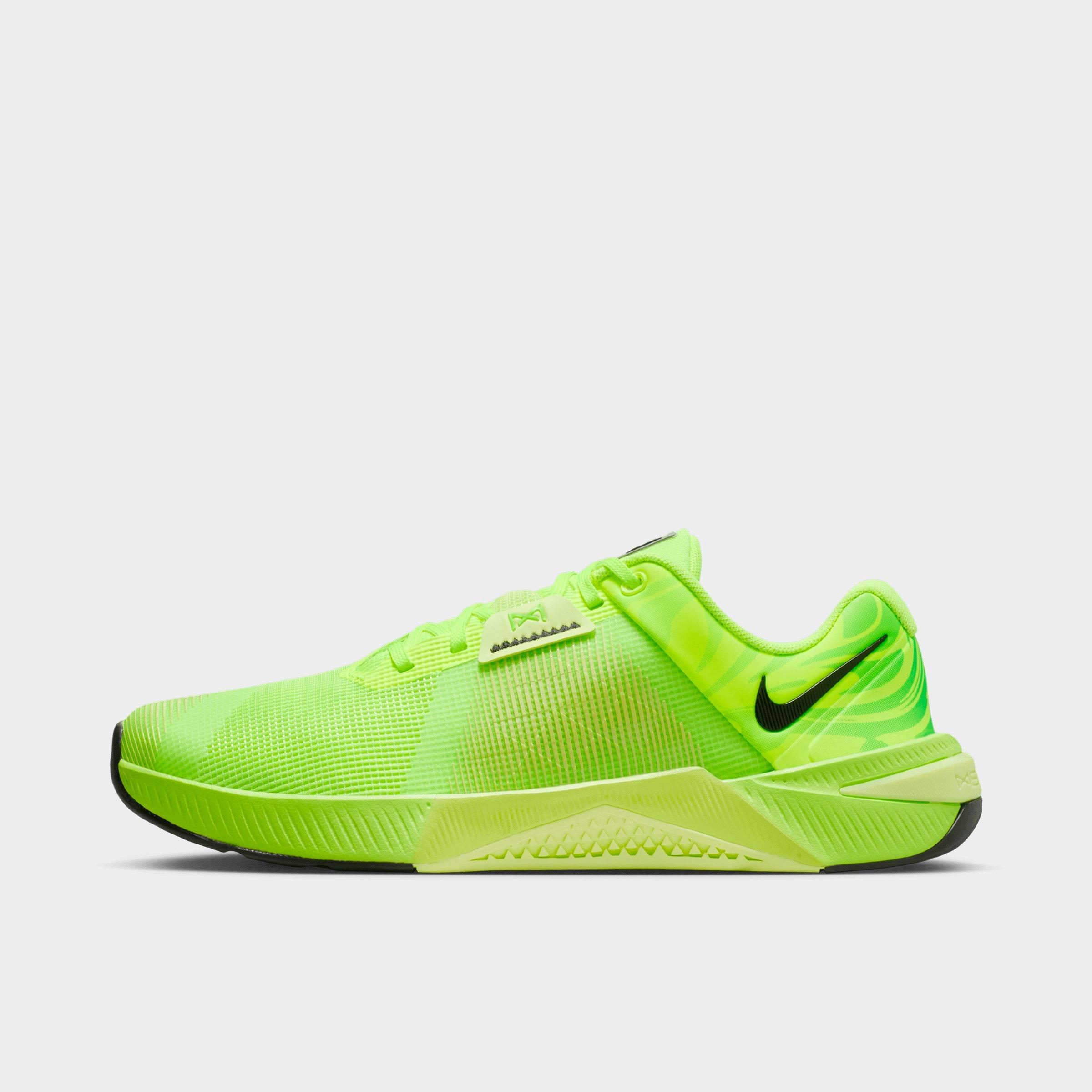 Women's Nithtke Metcon 10 Training Shoes - Volt/Light Lemon Twist/Rage Green/Black - Left shoe facing left. Outside of the shoe.