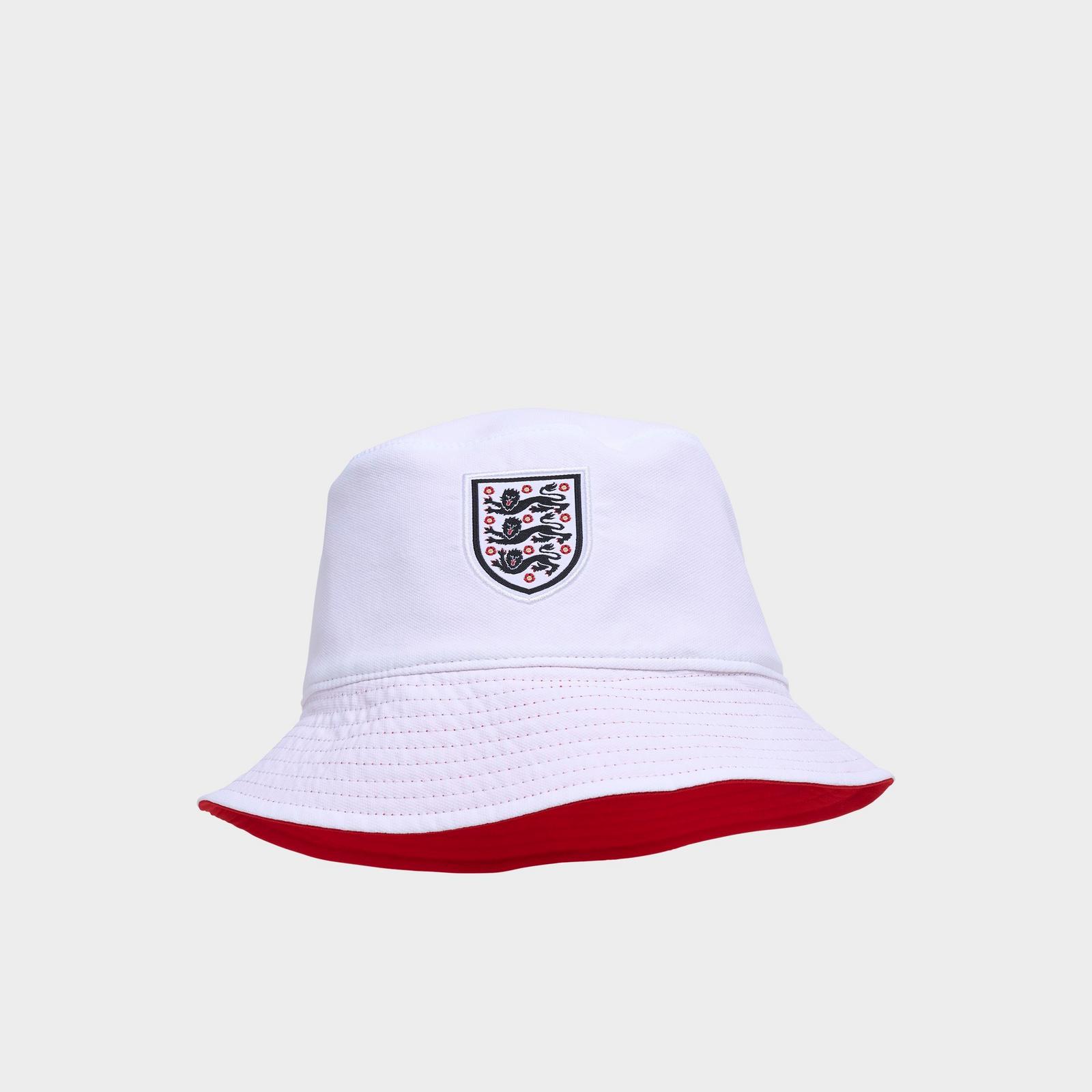 Nike England National Team Reversible Woven Bucket Hat - Red/White