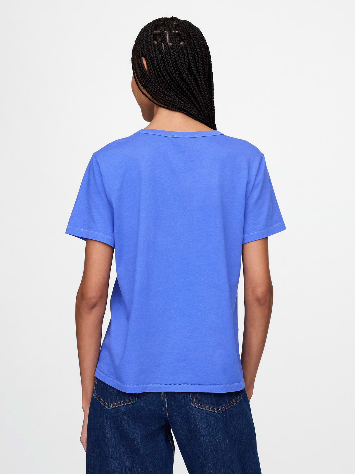 Organic Cotton VintageSoft T-Shirt - Dazzling blue