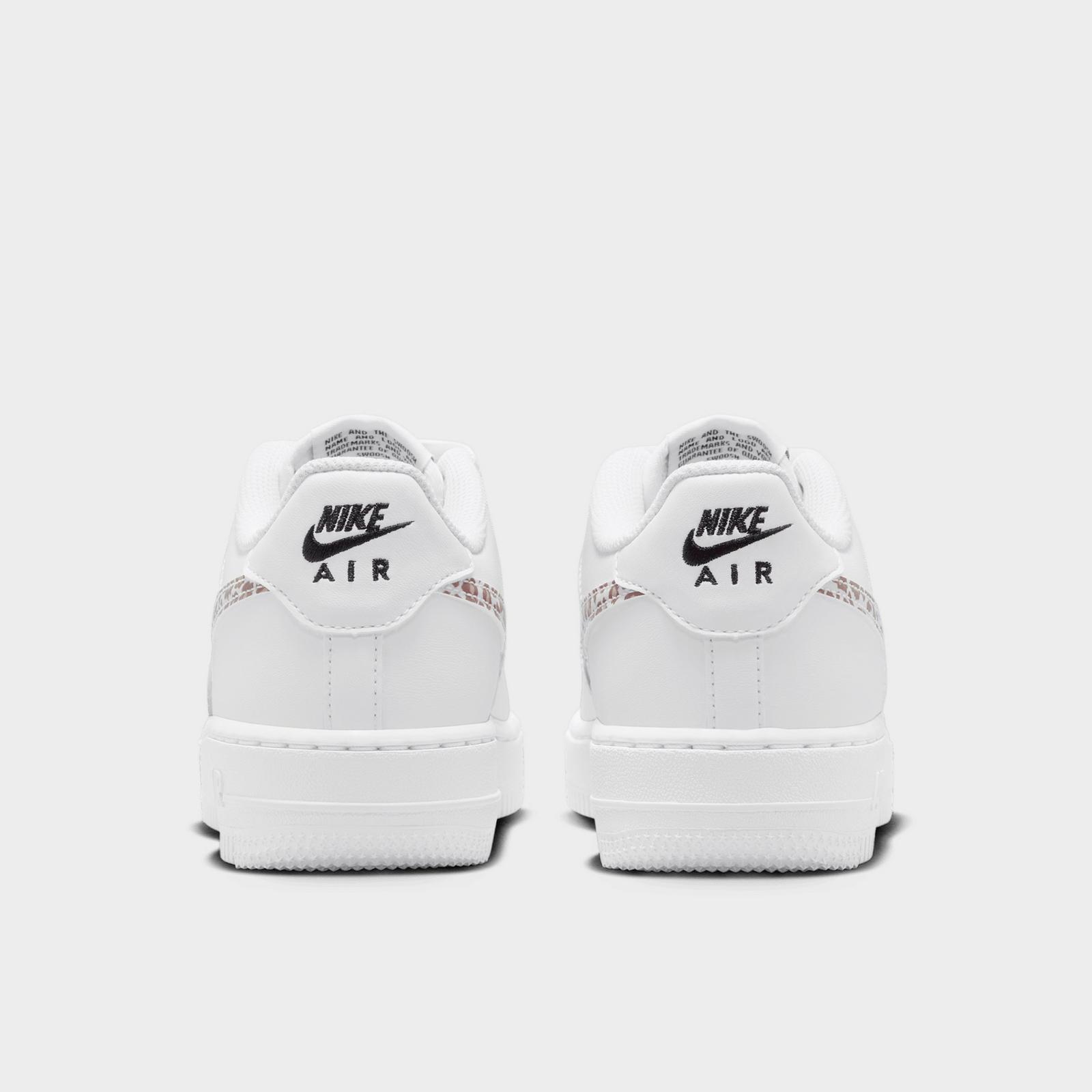 Big Kids' Nike Air Force 1 Low Casual Shoes - White/Black/Multicolor