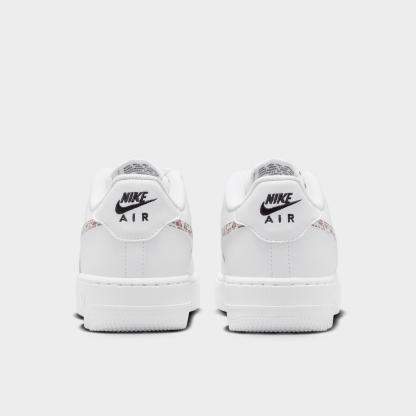 Big Kids' Nike Air Force 1 Low Casual Shoes - White/Black/Multicolor