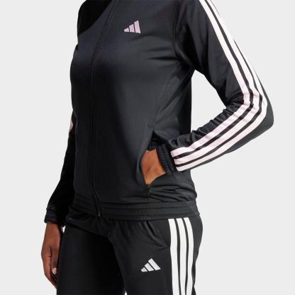 Women's adidas Sportswear DAYREADY Full-Zip Track Top - Black/Clear Pink