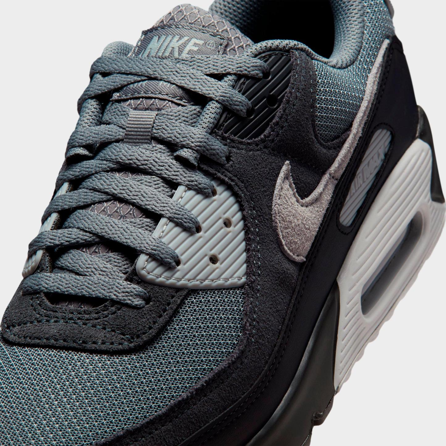 Men's Nithtke Air Max 90 Casual Shoes - Part 2 - Smoke Grey/Black/Dark Smoke Grey/Photon Dust - Detail shot