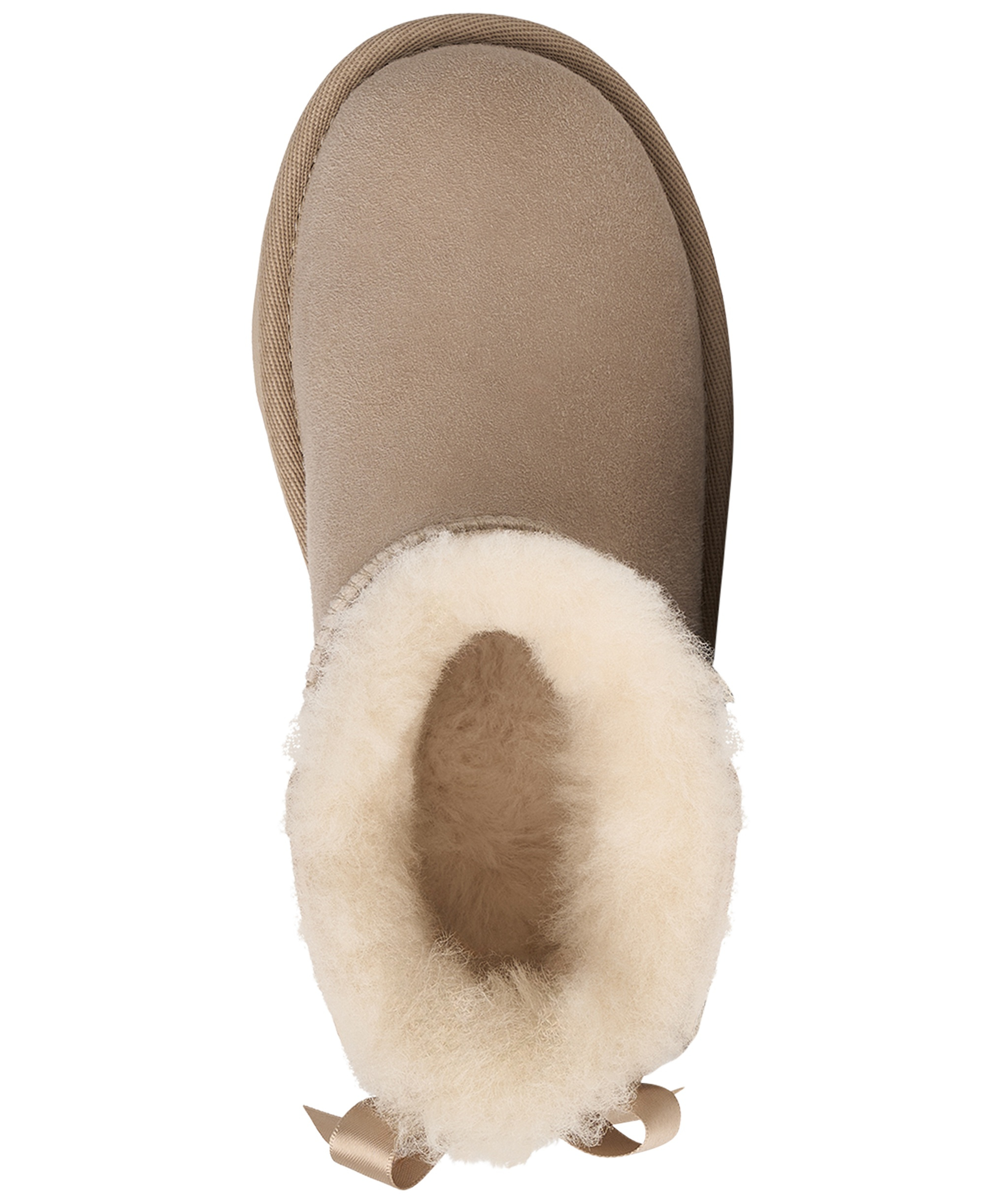 UGG® Kids Ultra Mini Bailey Bow Round Toe Booties - Sand