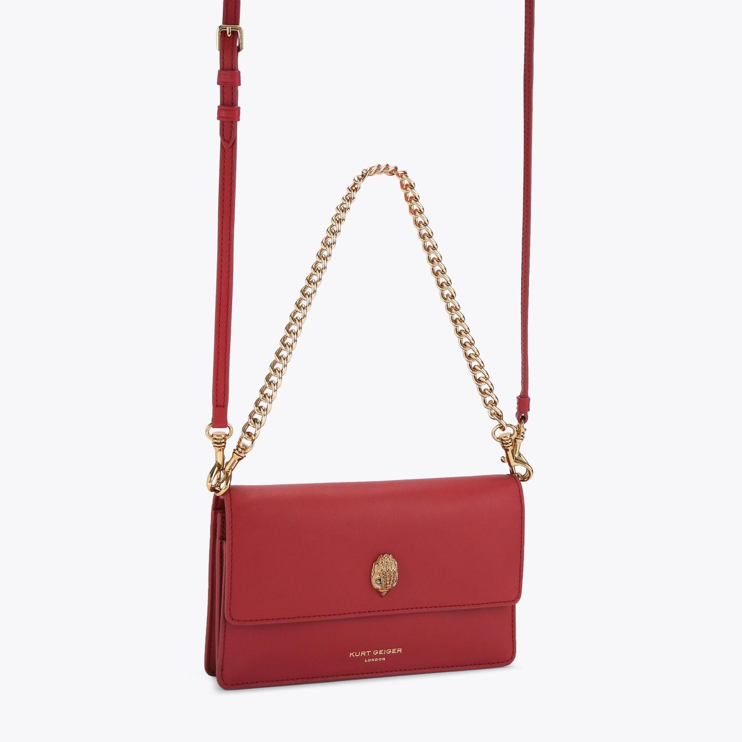 Kurt Geiger London Shoreditch Soft Sm Xbody - Red - view 3