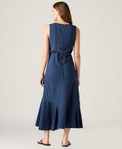 Levi's Premium Women's Brita V-Neck Sleeveless Slip Dress - Dancing Stars