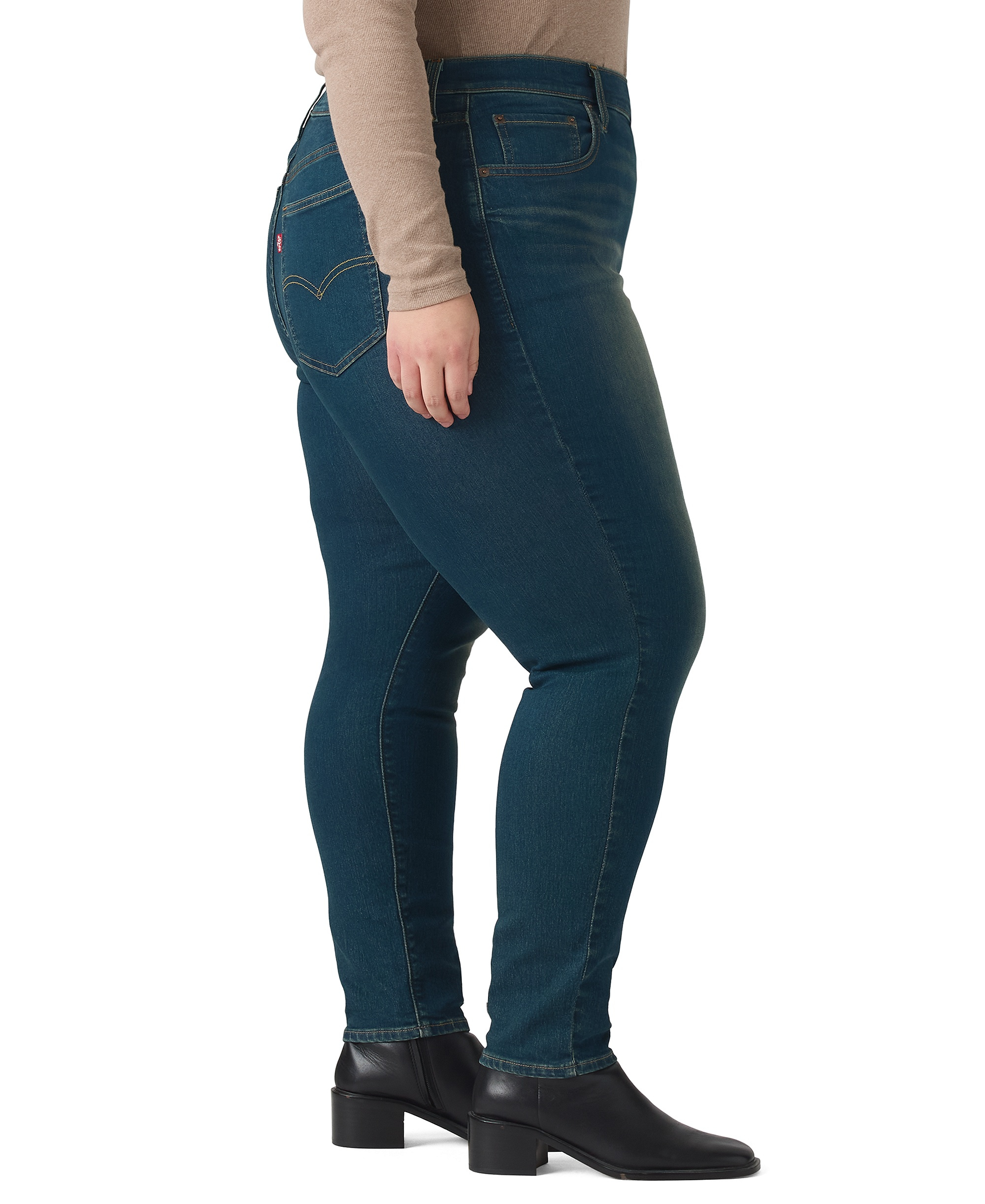 Levi's Trendy Plus Size 721 High-Rise Skinny Jeans - Tint Time Plus