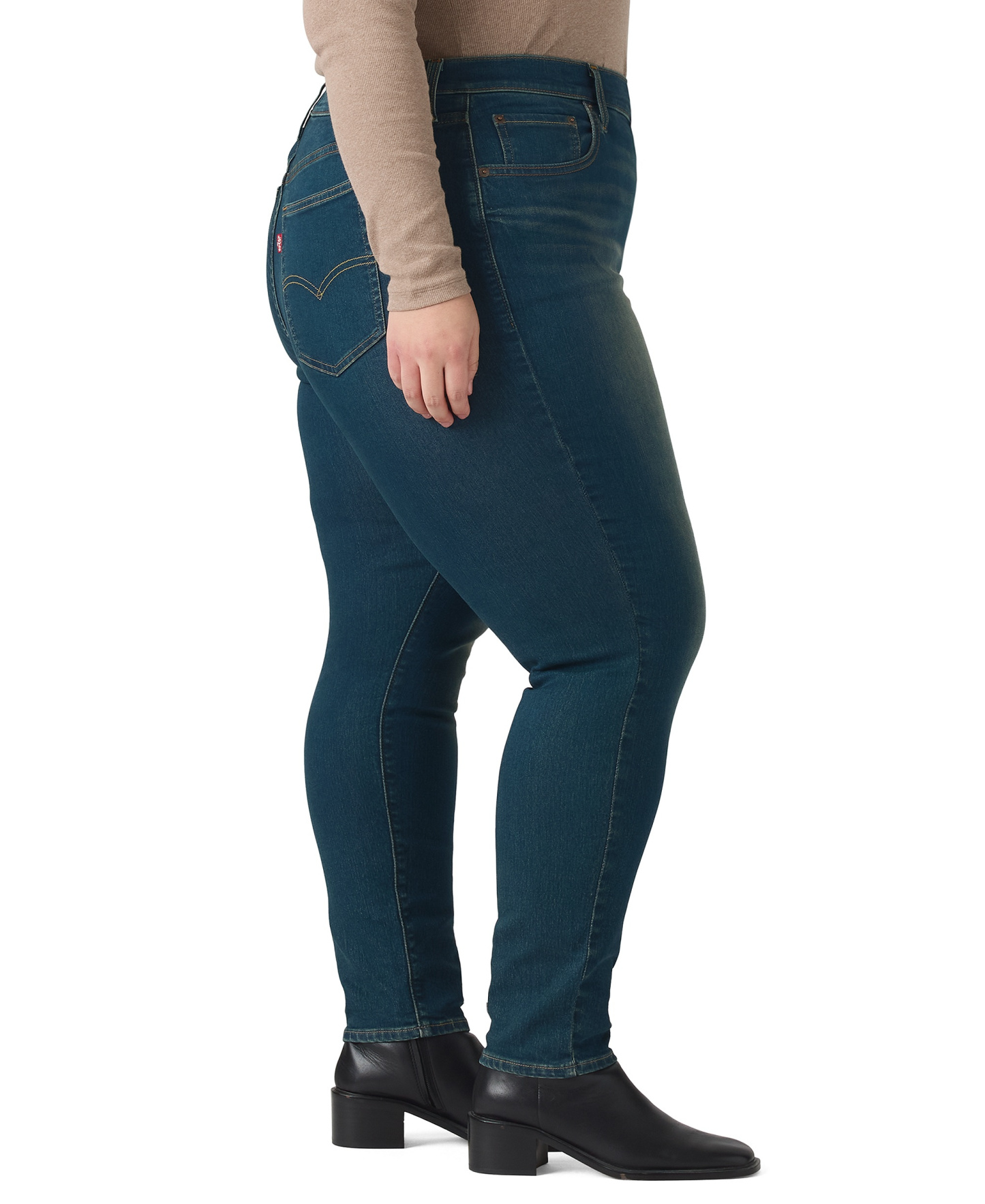 Levi's Trendy Plus Size 721 High-Rise Skinny Jeans - Tint Time Plus