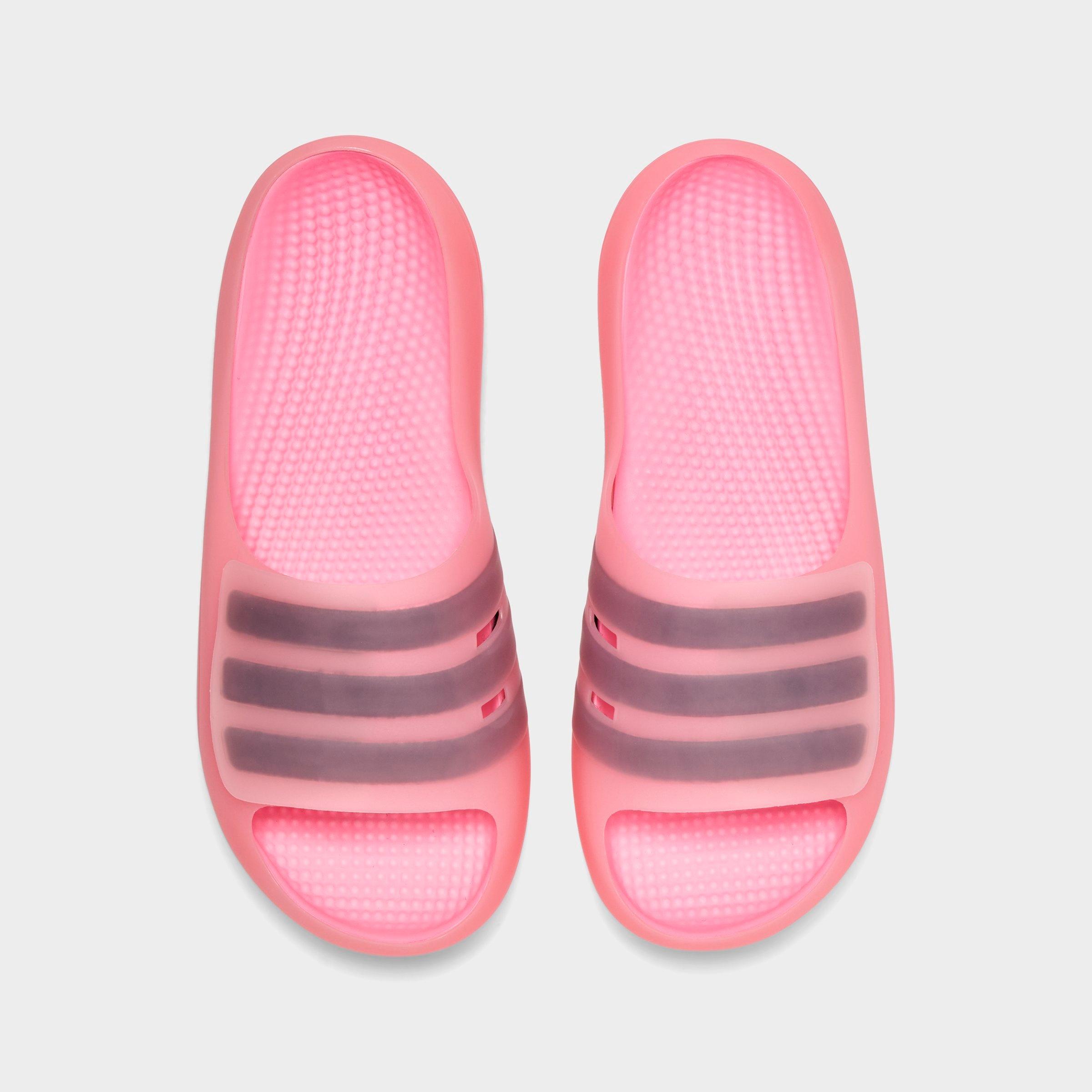 Men's adidas Originals adislide Slide Sandals - Light Pink/Core Black/Beam Pink - Top view