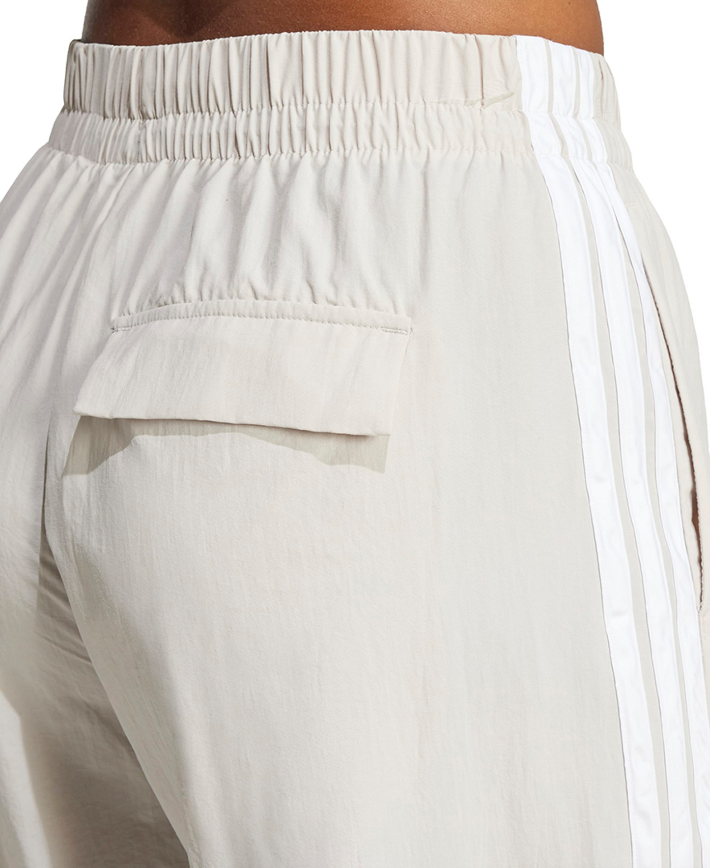 adidas Women's Three Stripe Parachute Pants - Wonder Alumina