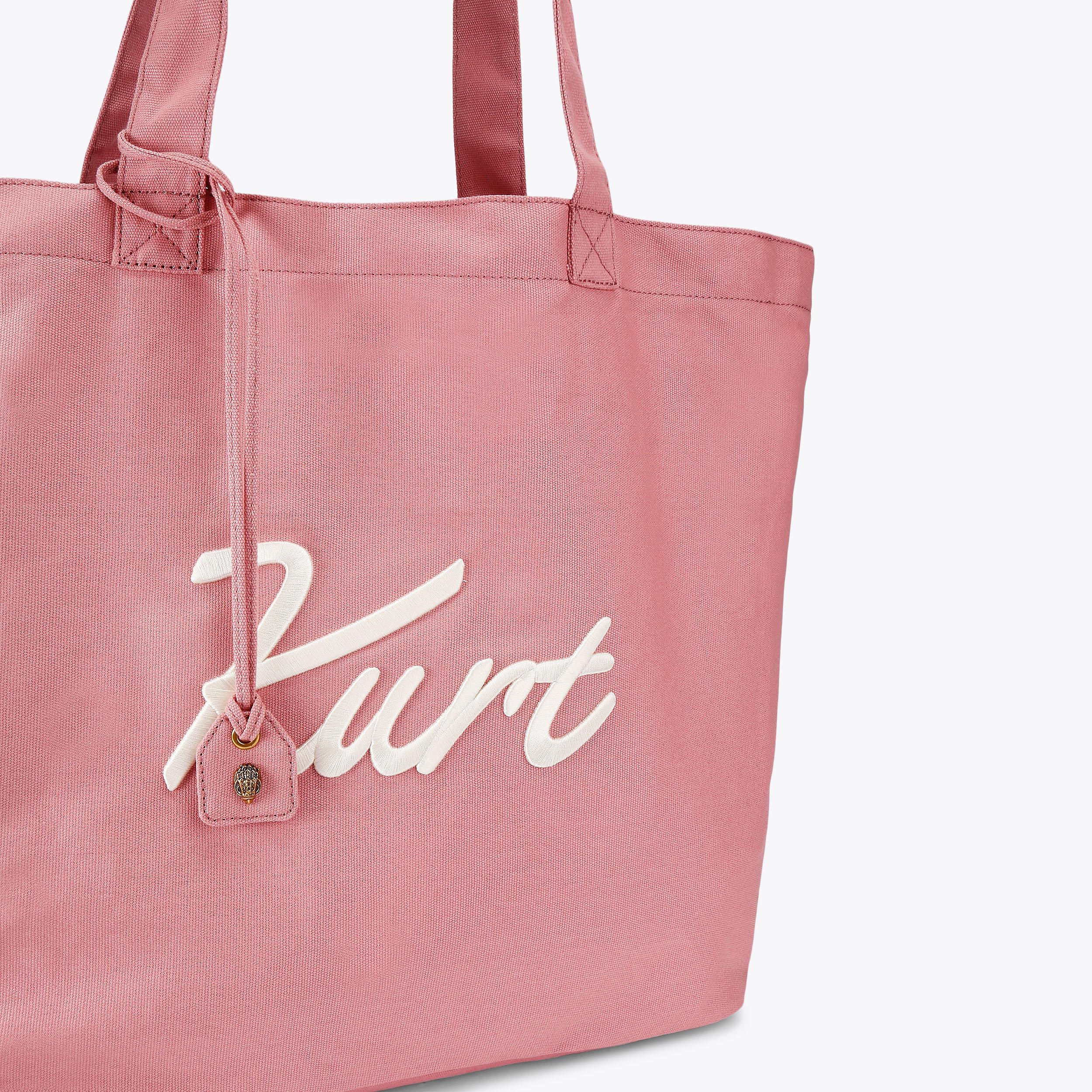 Kurt Geiger London Kurt's Cabana Large Kurt Tote Bag - Pink - view 5
