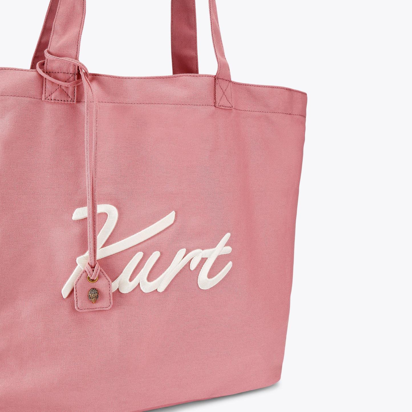 Kurt Geiger London Kurt's Cabana Large Kurt Tote Bag - Pink - view 5