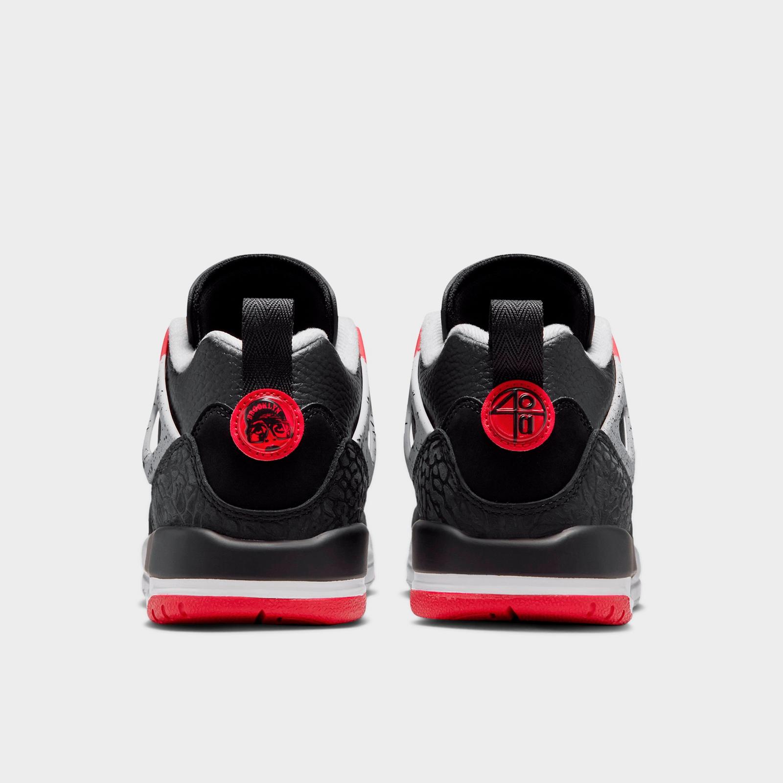 Big Kids' Jordan Spizike Low Casual Shoes - Black/Wolf Grey/White/Gym Red - view 4