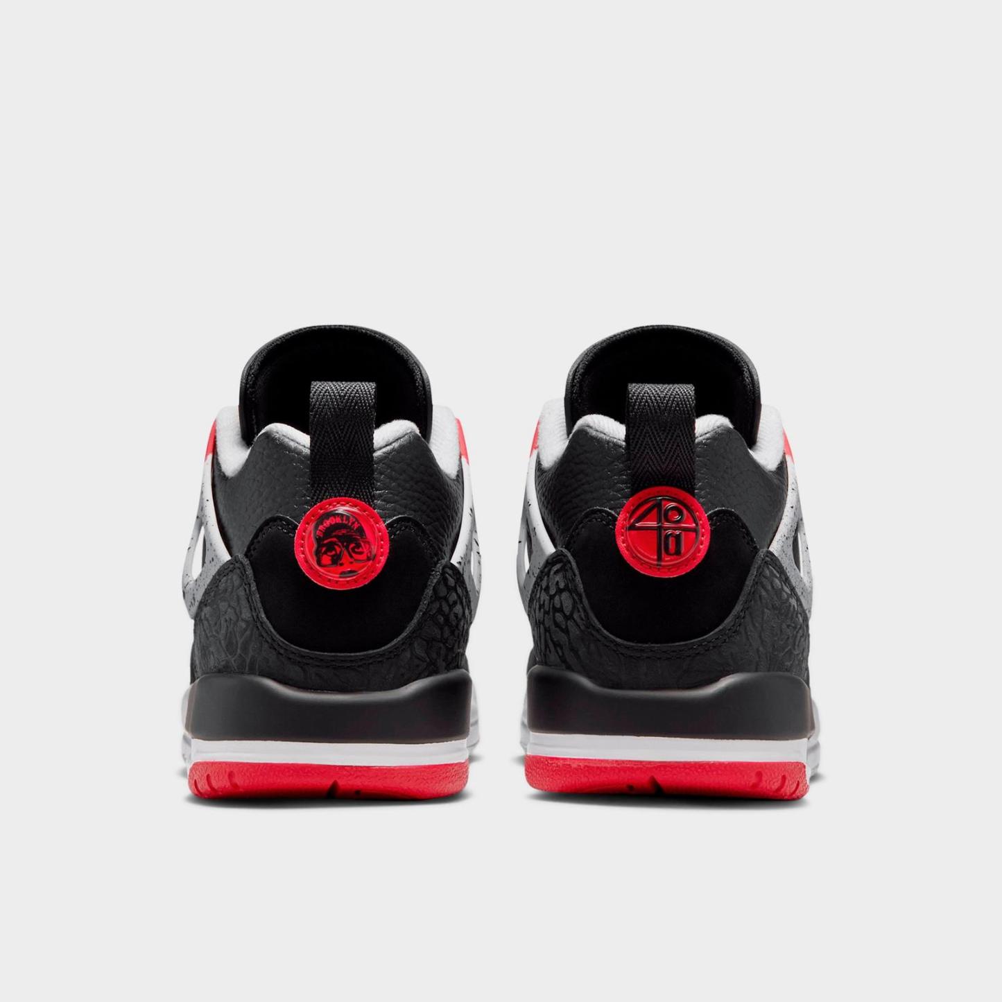 Big Kids' Jordan Spizike Low Casual Shoes - Black/Wolf Grey/White/Gym Red - view 4