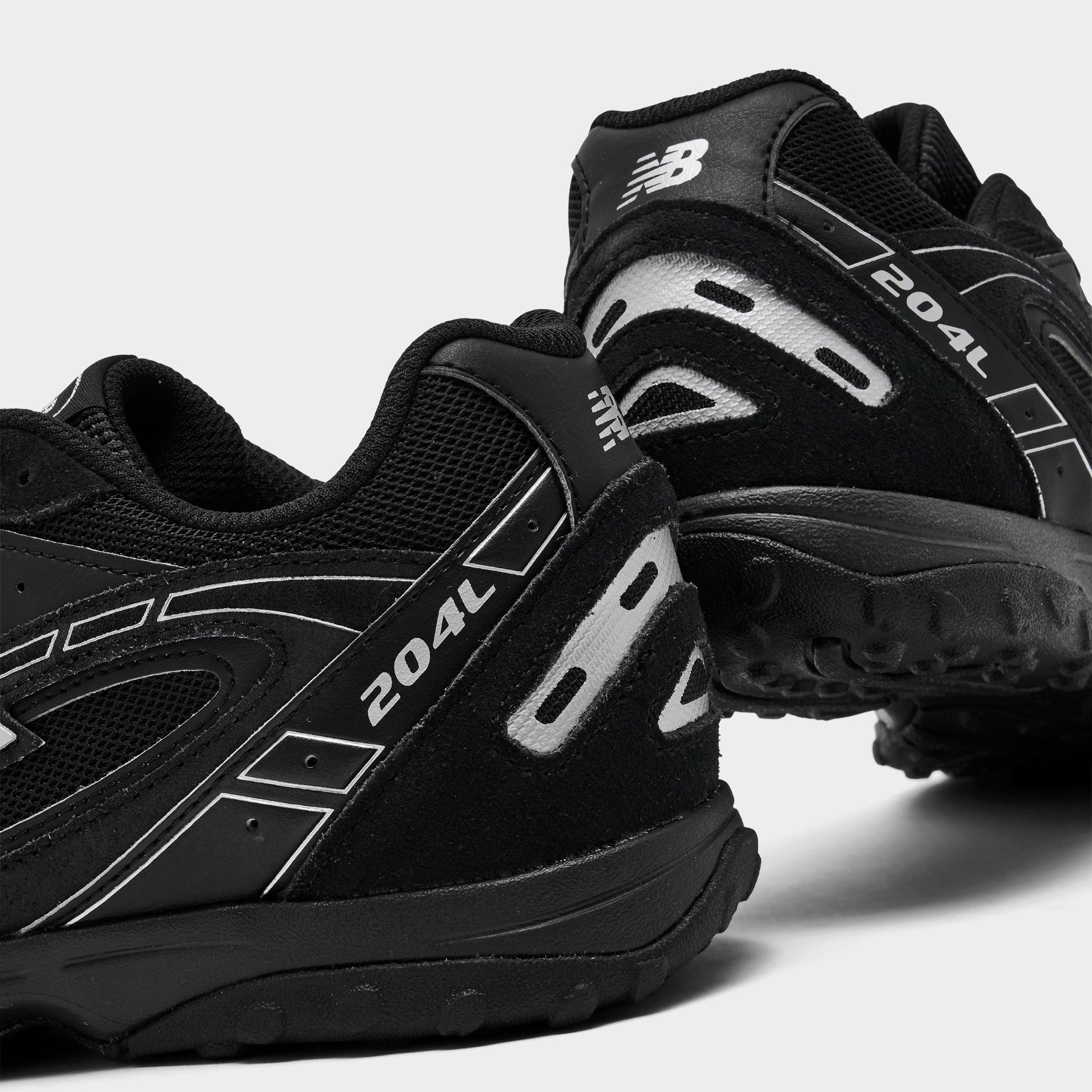 Girls' Big Kids' New Balance 204L Casual Shoes - Black/Metallic - view 3