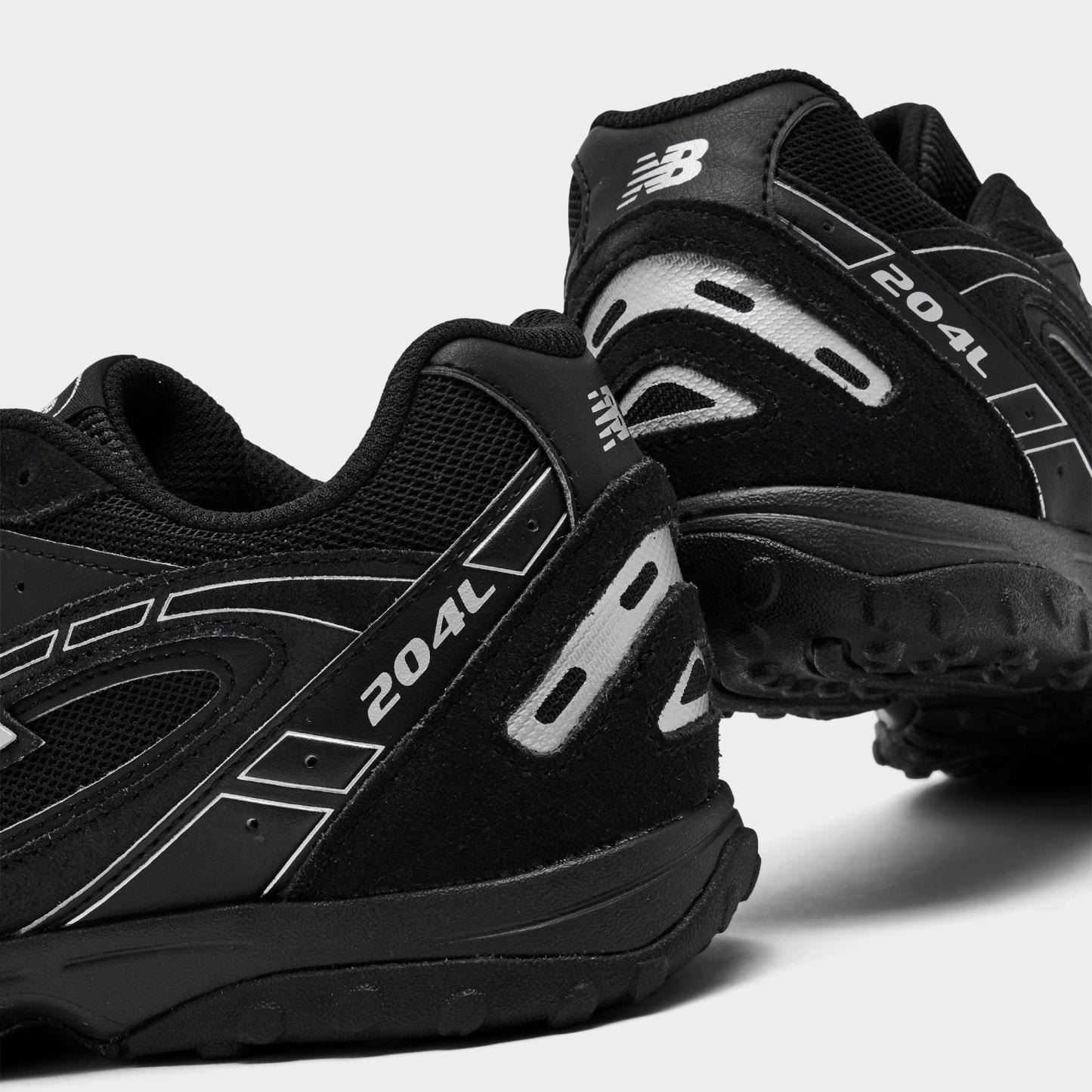 Girls' Big Kids' New Balance 204L Casual Shoes - Black/Metallic - view 3