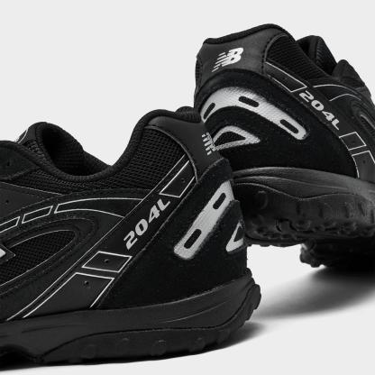 Girls' Big Kids' New Balance 204L Casual Shoes - Black/Metallic - view 3