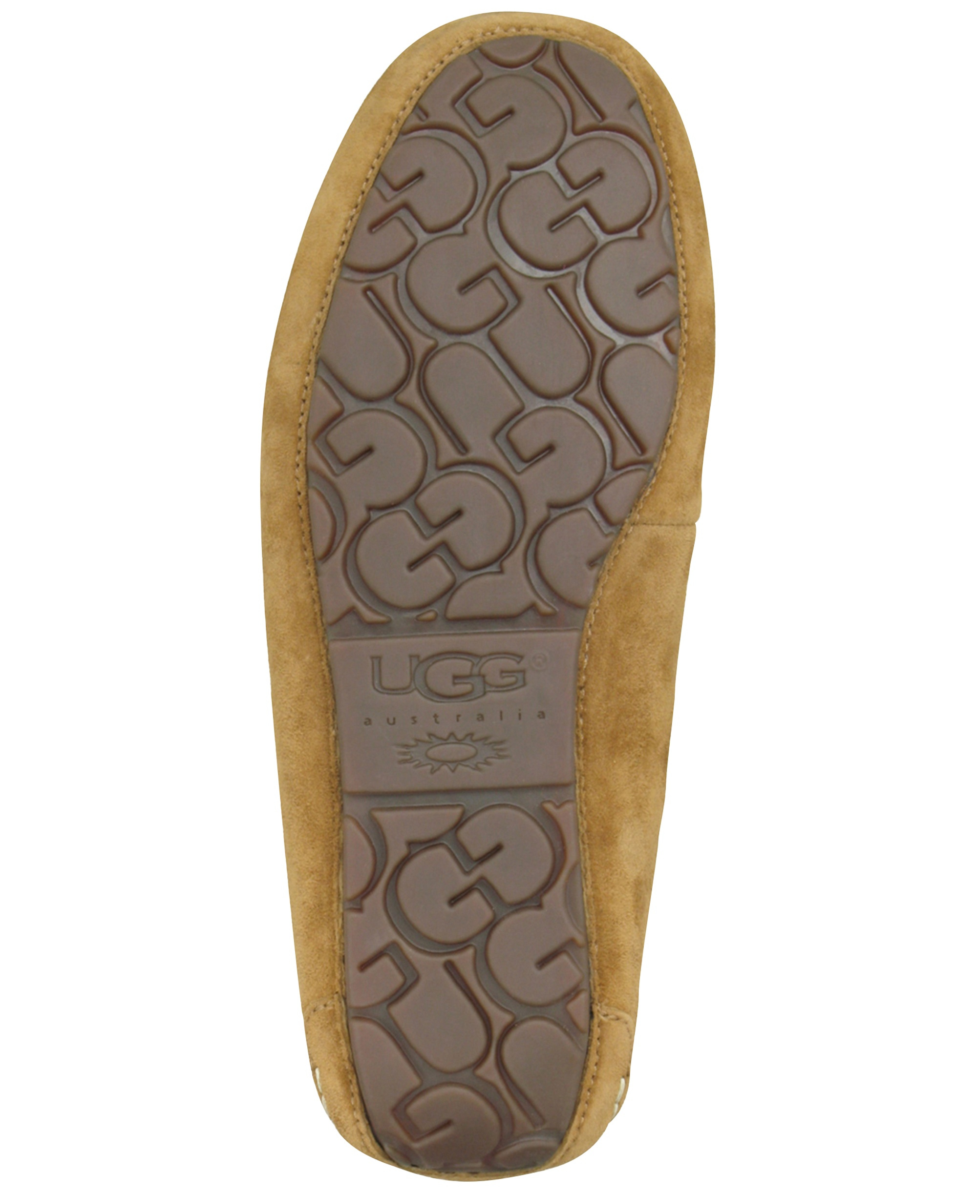 UGG® Women's Ansley Slip On Moccasin Slippers - Chestnut
