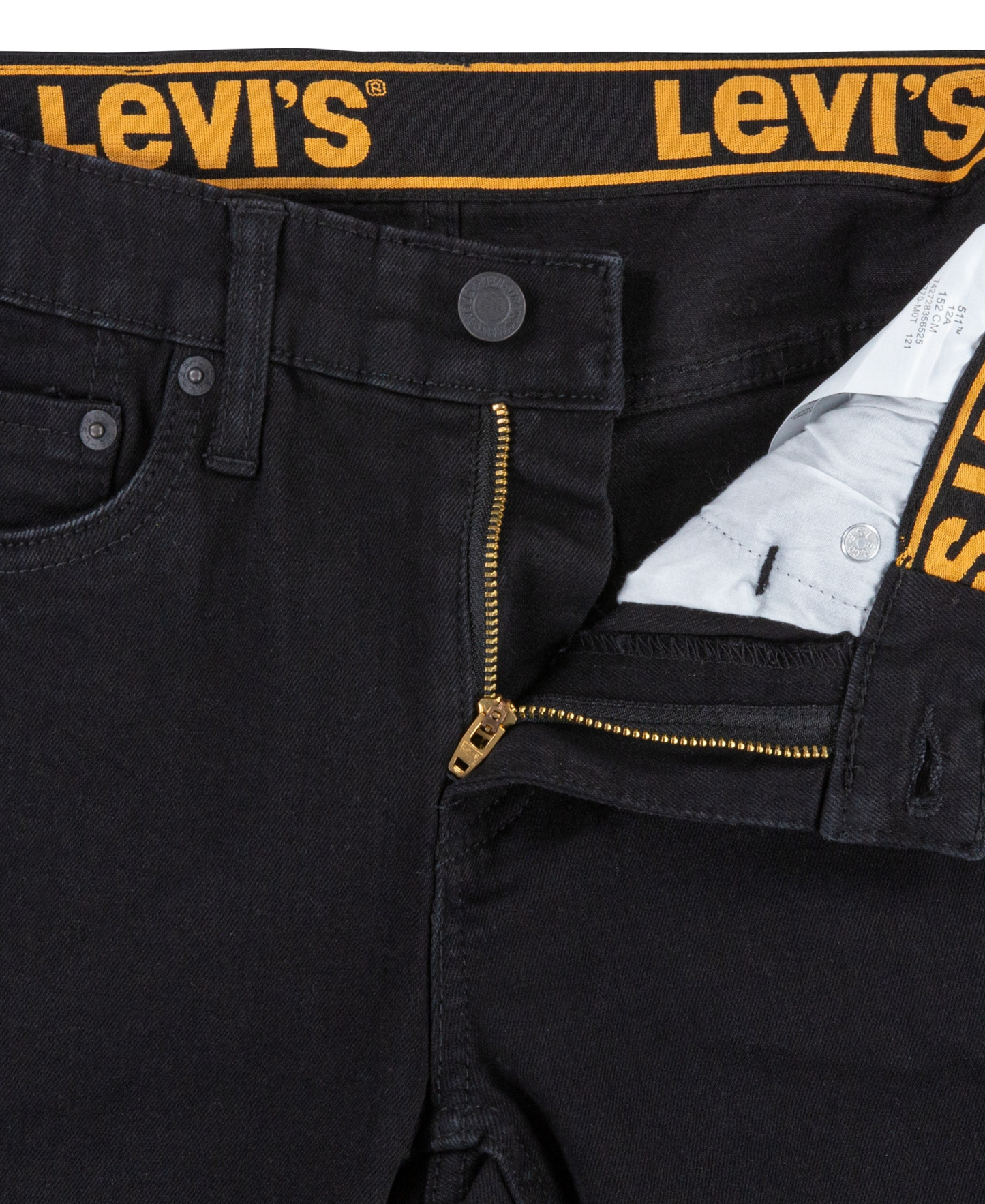 Levi's Boys' 8-20 510™ Skinny-Fit Stretch Performance Jeans - Black Stretch