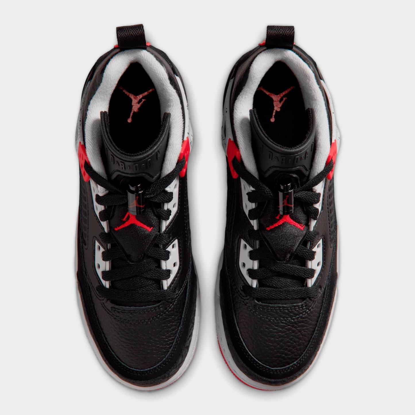 Big Kids' Jordan Spizike Low Casual Shoes - Black/Wolf Grey/White/Gym Red - view 5