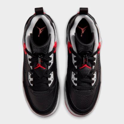 Big Kids' Jordan Spizike Low Casual Shoes - Black/Wolf Grey/White/Gym Red - view 5